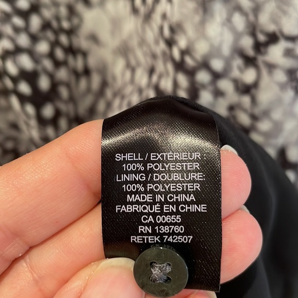 RW&CO Knee Length Layered Spotted Dress. - Picture 8 of 8